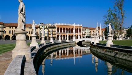 Statues Along the Canal in Prato Della Valle